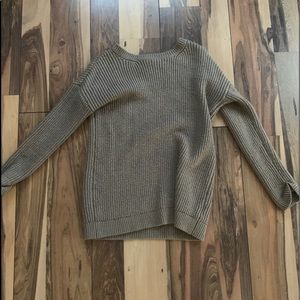 tan sweater